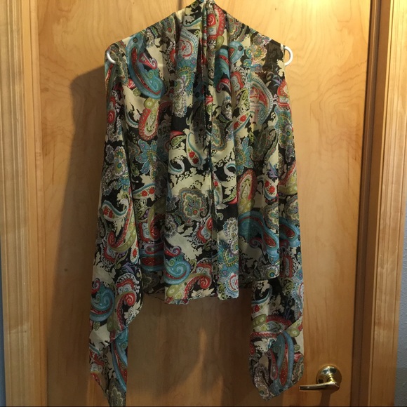 Paisley Vest, Multi-way Colorful - Picture 4 of 6